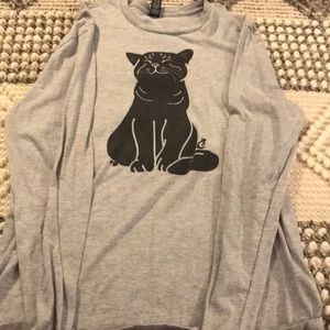 Gray Long-Sleeve Tee